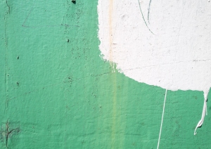 A green wall