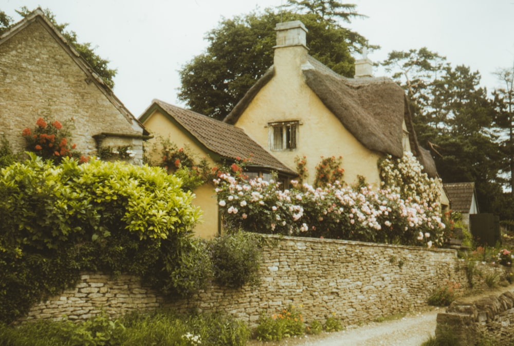 A cottage exterior painting