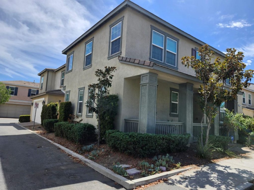 an external shot of a residence in Riverside County