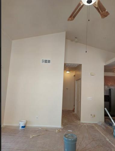 a room being renovated.