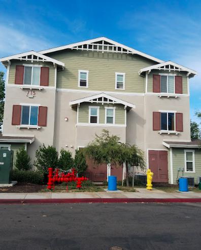 Freshly painted house exterior with clean lines and bold color reflecting professional exterior painting work