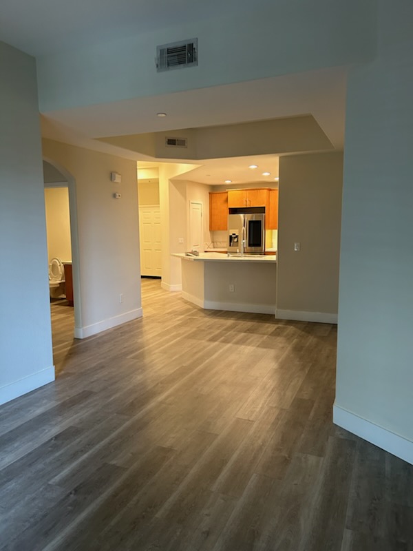 Professionally painted interior