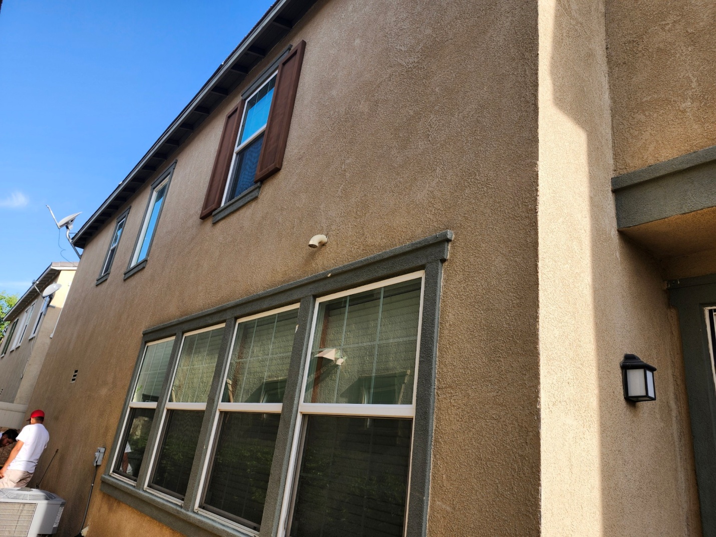 a building with a glass window.